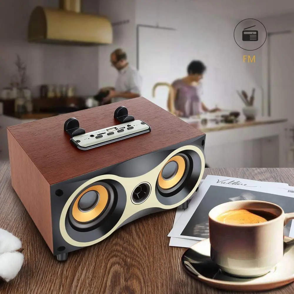 subwoofer, bt speaker Portable Bluetooth Speakers Retro Vinyl Outdoor speaker party - ANKUX.COM