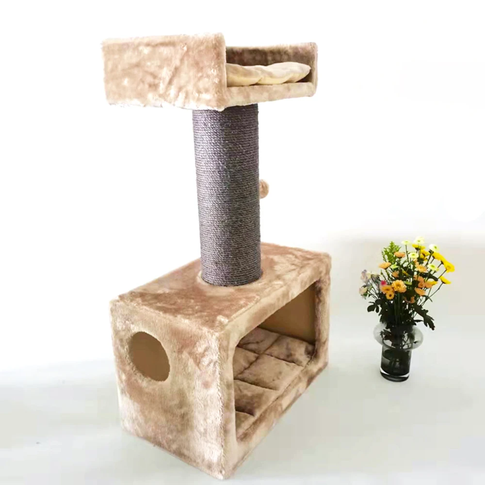 

LONGNEW PET New Cat Tree Luxury Play House Large Sisal Cat Scratch Post XXL