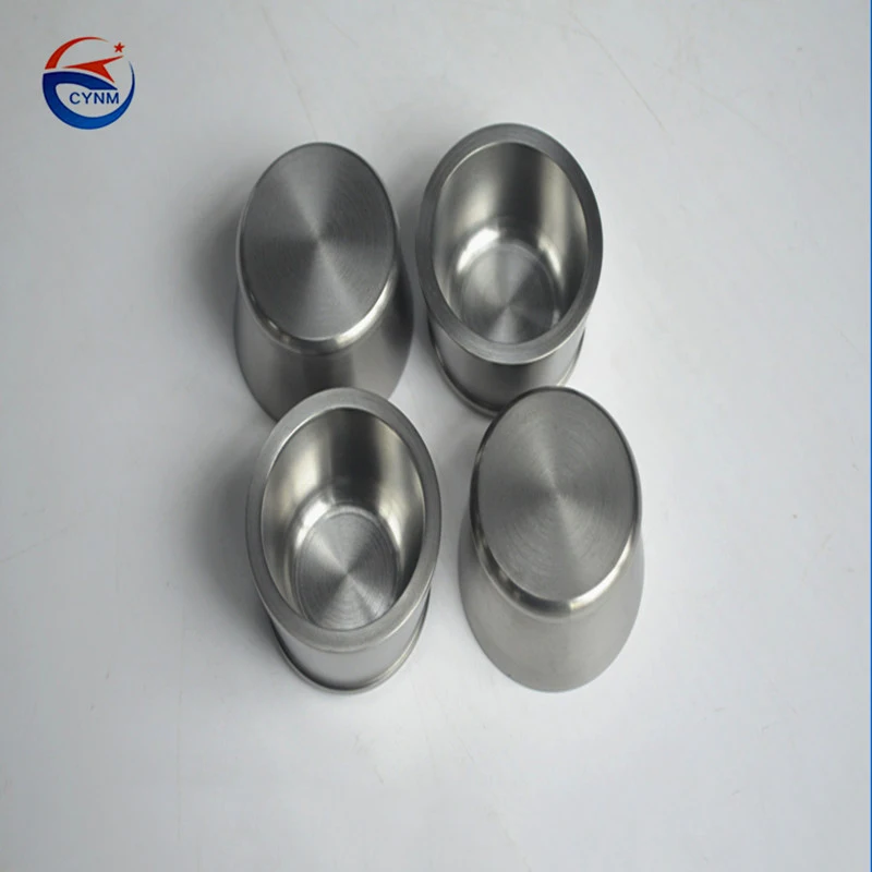 
Heat resistant refractory metal industry melting tungsten crusible 