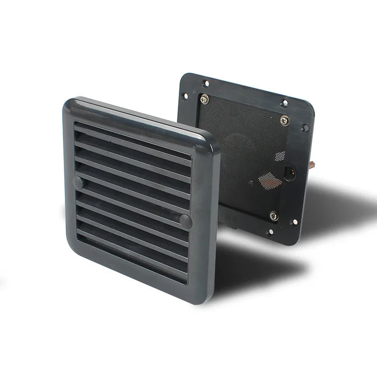 Tytxrv 12v Camper Part Black Uvresistance Noiseless Air Louvre Grilles