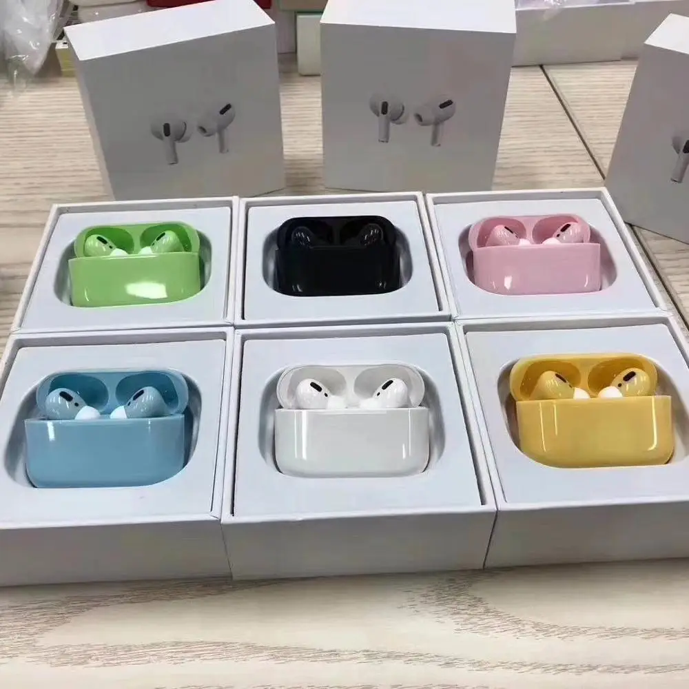 

2020 Air Pro 3 Earphone Macaron Colors BT5.0 TWS Earbuds Wireless Inpods 13 Black Yellow Green Pro3 Headset