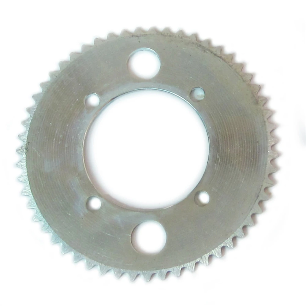 

55T Silver Steel Rear Sprocket Rear Chain Drive Plate for Dolphin Mini Electric Scooter Clutch Bearing Freewheel for 25H Scooter