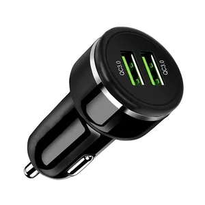 New Arrivals 26W QC 3.0 New Design 2 Port Usb Electric Wireless Car Charger