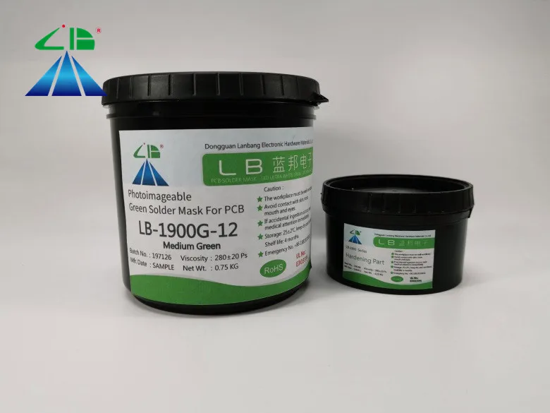 
Green PCB Solder Resist Soldermask Ink Photoimageable Solder Mask 