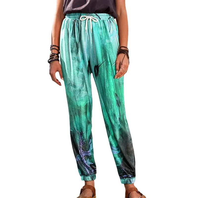 

sports loose leisure casual oversized plus size waist trousers Customized Wholesale Gym Wear Drawstrings Tie Dyed Jogger Pants, Customized colors