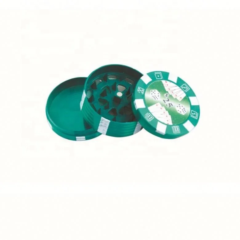 

Creative Playing Cards 3 Part Tobacco Grinder Diameter  Zinc Alloy Metal Herb Grinder jhcentury, Picture