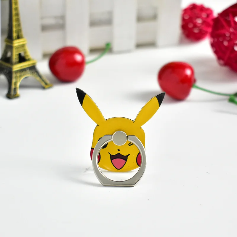 Hot style Pokemon Phone Ring Acrylic Phone Holder Pikachu Phone Support