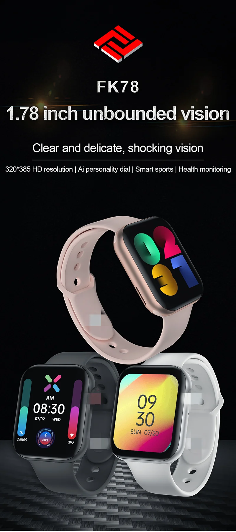 fk 78 smartwatch price