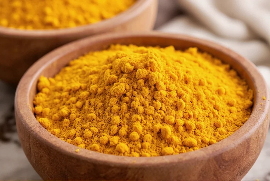 Turmeric root and powder showing natural spice for weight management
