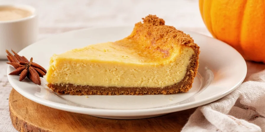 Cheesecake topped with orange zest