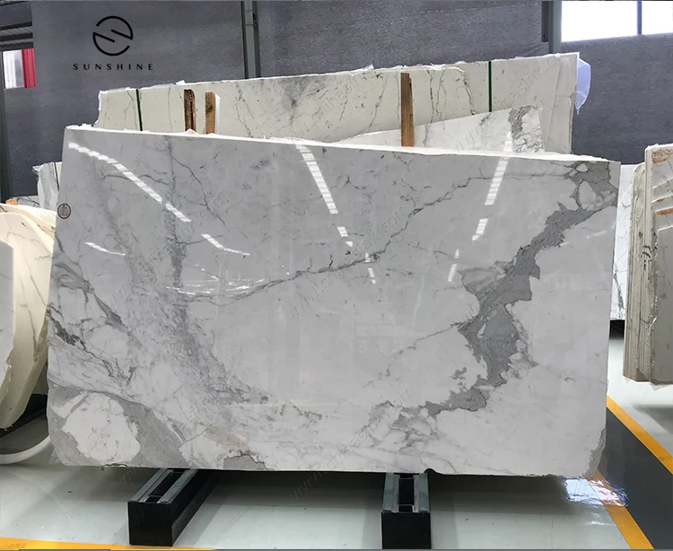 Good Quality Italy Bianco Callacatte White Marble Slabs for Project