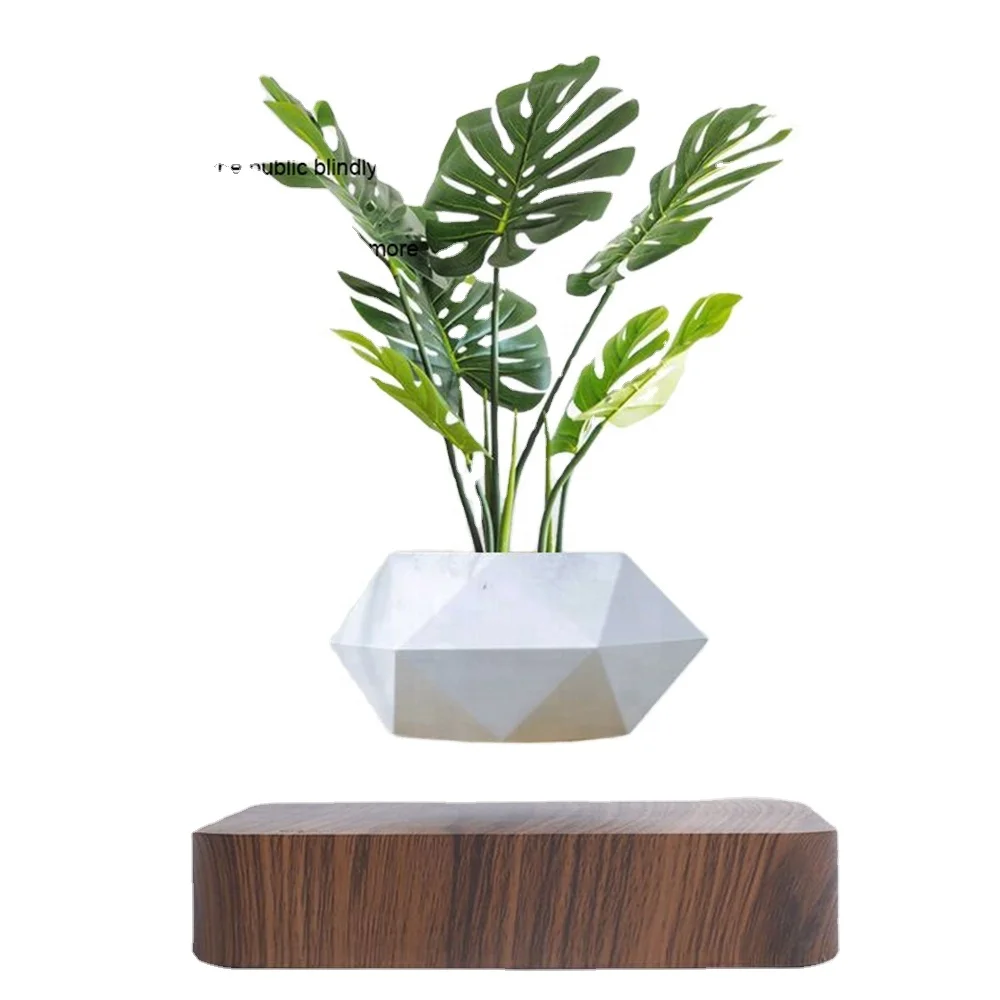 

Levitating Air Bonsai Rotation Flower Pots Maglev Flower Pots Planters Magnetic Suspension Floating Pots