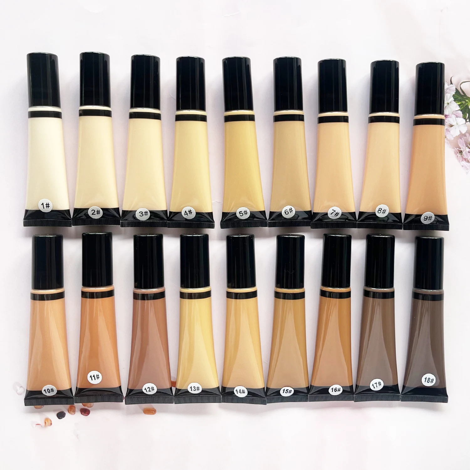 

Face makeup waterproof liquid foundation all color beauty foundation full coverage oil control best foundation