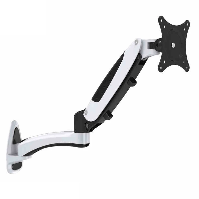 

Aluminum Alloy Lcd Monitor Arm Stock White Pc monitor with wall mount