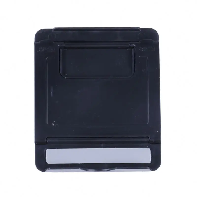 

Foldable plastic stand holder bracket for phone tablet pc TOLv5 top selling portable double stretch, Black