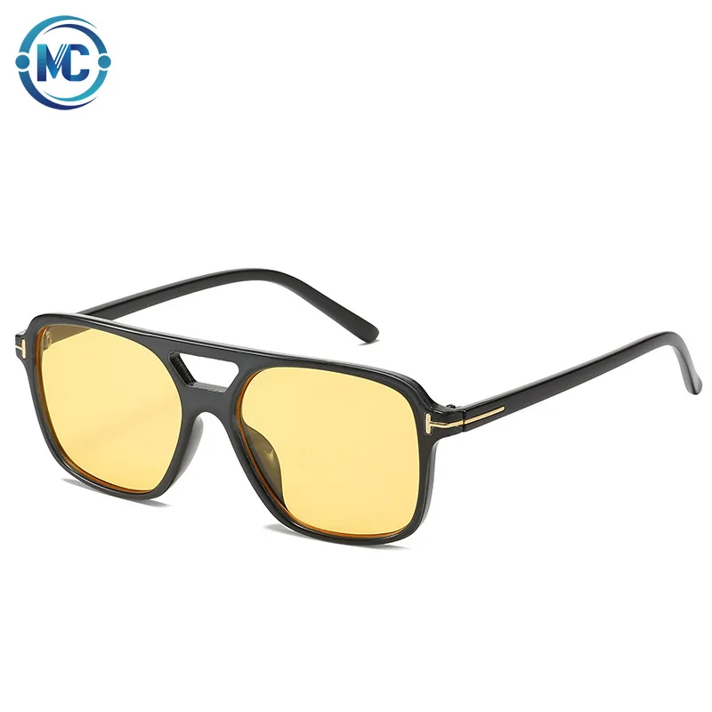 

2021 new ladies summer sunglasses T-shaped sunglasses fashion round face glasses, 8colors