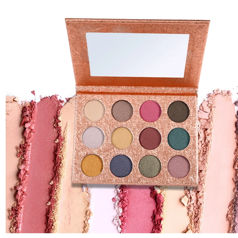 

Eye Shadow Palette Cosmeticos Coreanos 12 Colors Make Up Kit Price Oogschaduw Ombretti Eyeshadow Palete Custom Makeup Palletes, 12 multi-colors