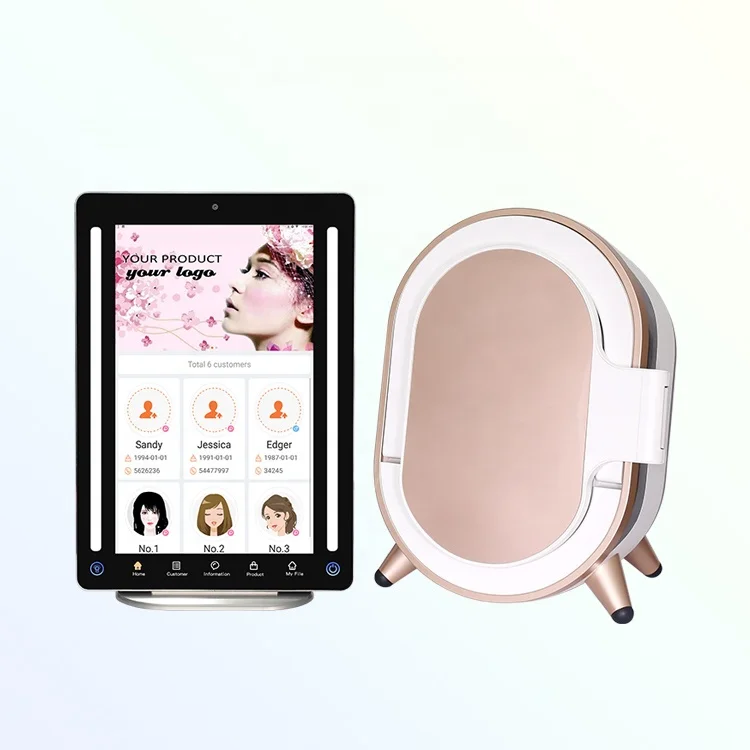 

2023 Portable Facial 3D Magic Mirror Skin Analysis Machine Beauty Equipment Face Scanner