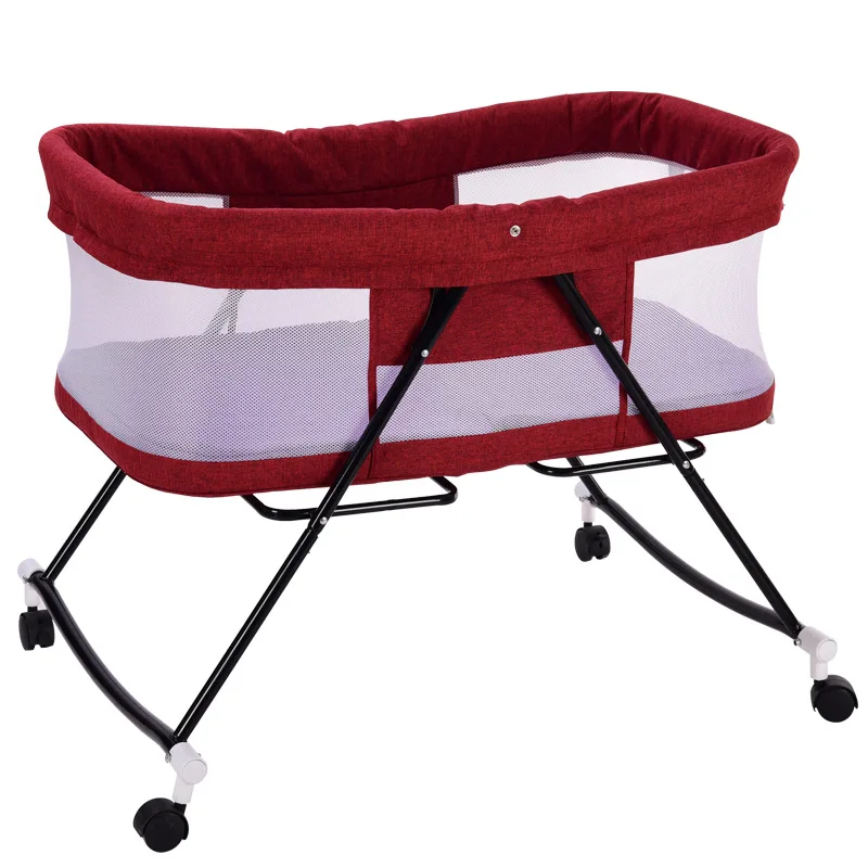 Factory Direct Baby Cot Folding Portable Neonatal Appease Shaker With