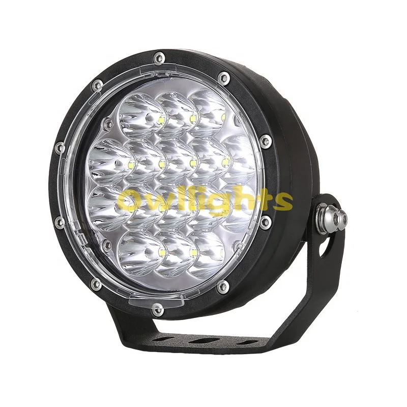 12v 24v LED Working Lamp 5inch 48w Round LED Driving Light IP68 Waterproof LED Truck Light