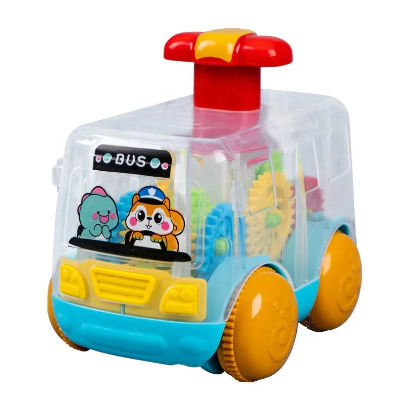 

Children Press And Go Cheaper plastic toys Funny Inertia Sliding vehicle Friction Transparent small toys cars for kids