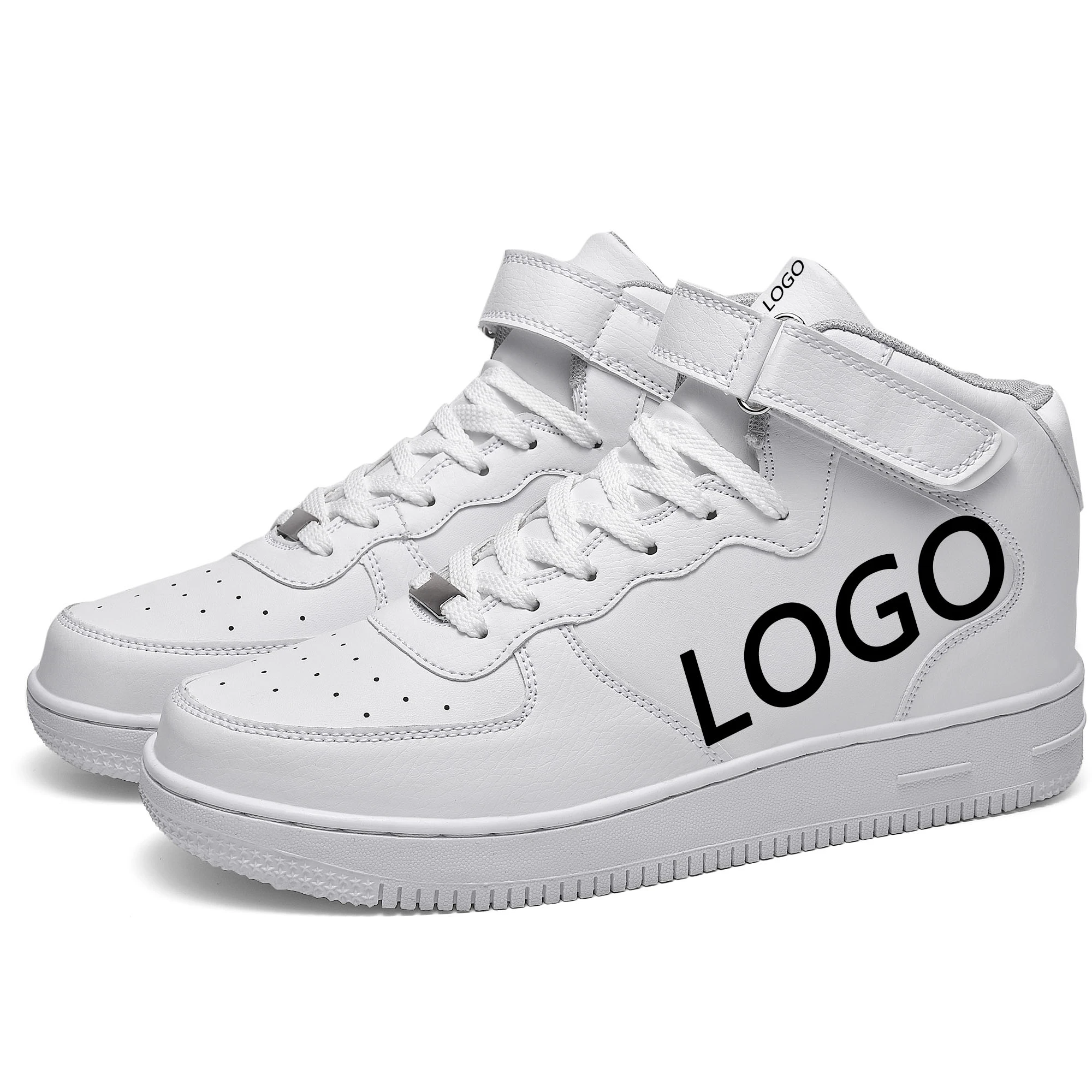 

Skateboard Hot AF1 Unisex White Black Sneaker Air Brand Force One Women Men Mid High Top Shoes Custom Logo Air 1 Force One Shoes