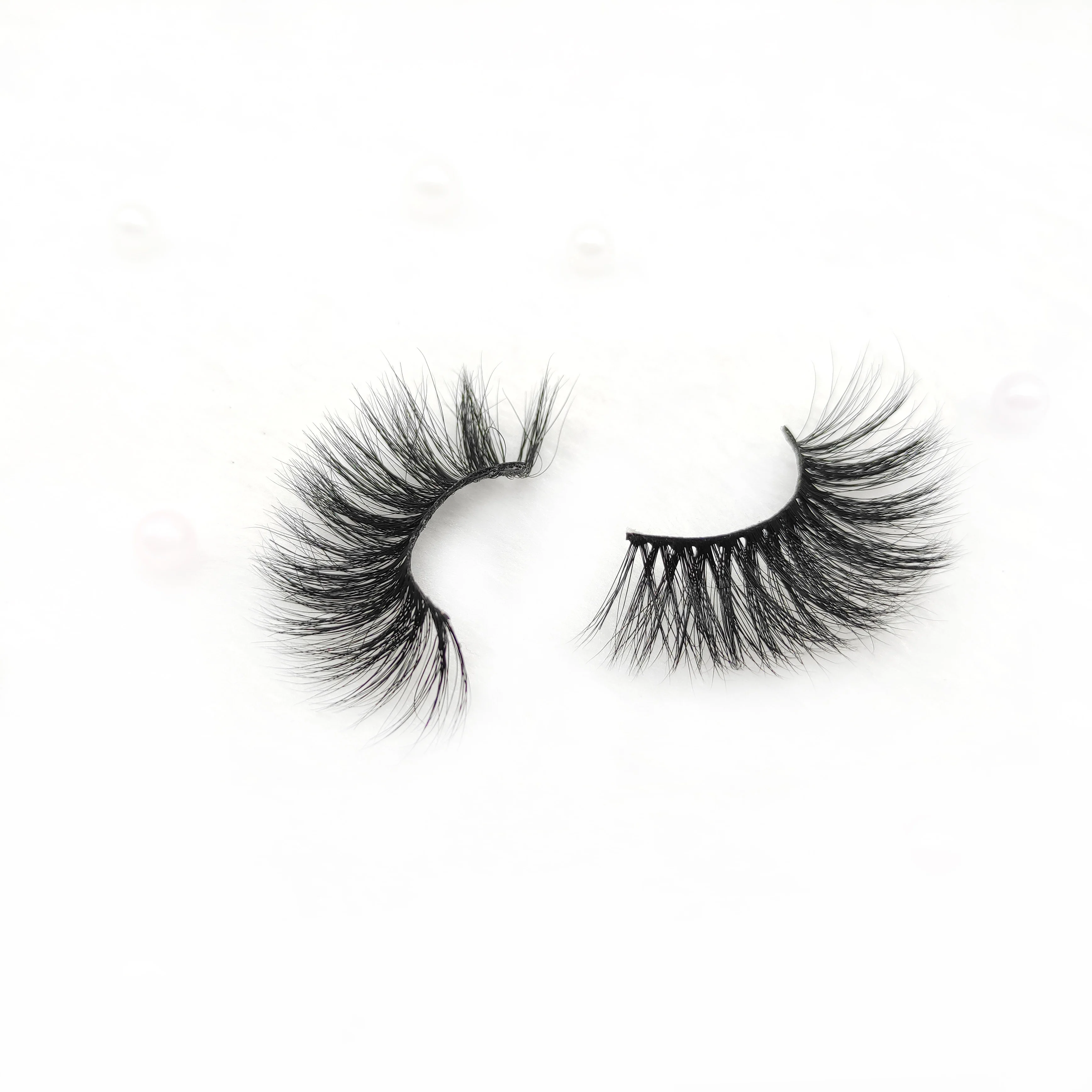 

Siberian lashes3d fur wispy fluffy full strip Dramatic18mm Custom box Own Logo Brand mink eyelashes