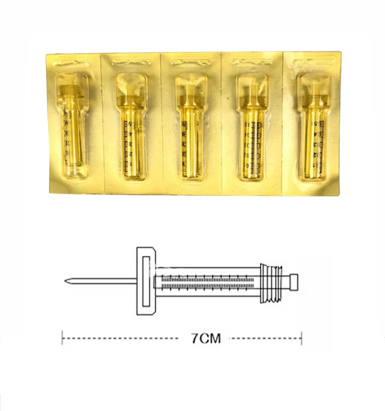 
0.3ml 0.5ml Needle free dermal filler Meso ampoule Hyaluronic acid Pen for lip 