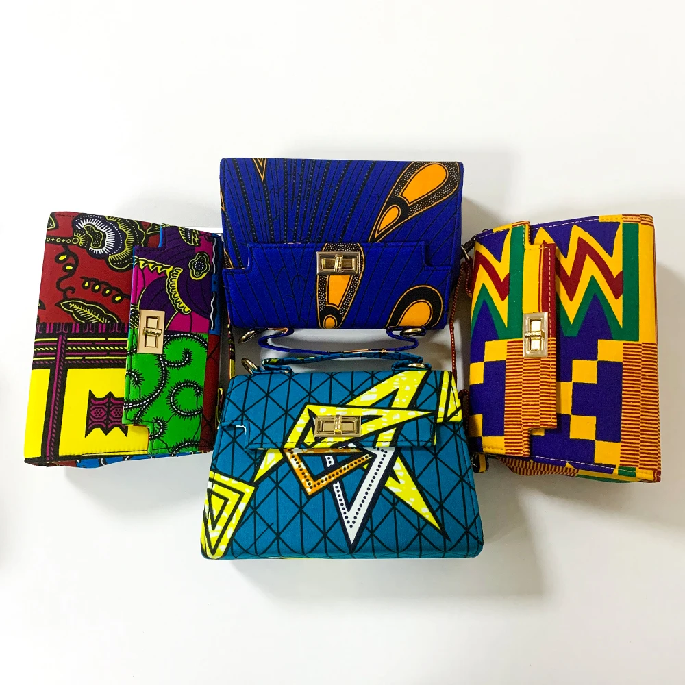 

African Print Purse For Ladies New Pattern Arrival Handbag, As pics