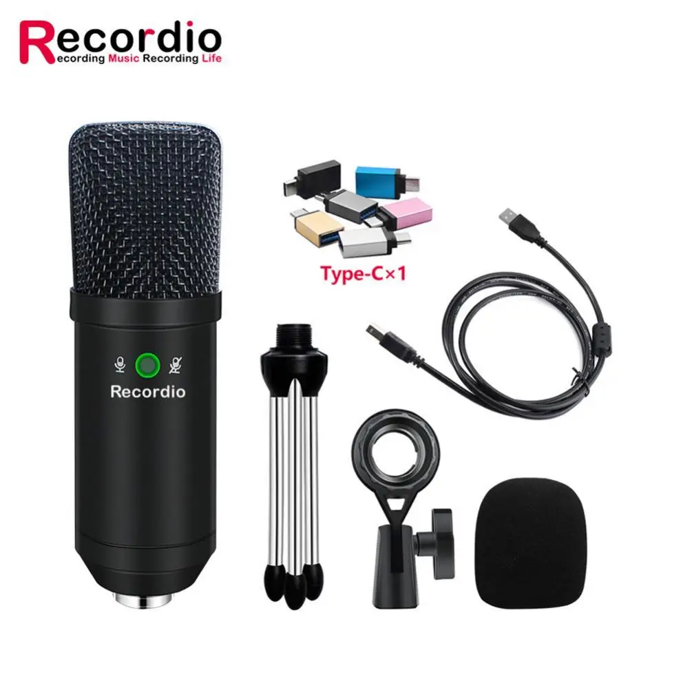 

GAM-U08 Brand New Usb Microphone Condenser With Great Price, Black,champagne