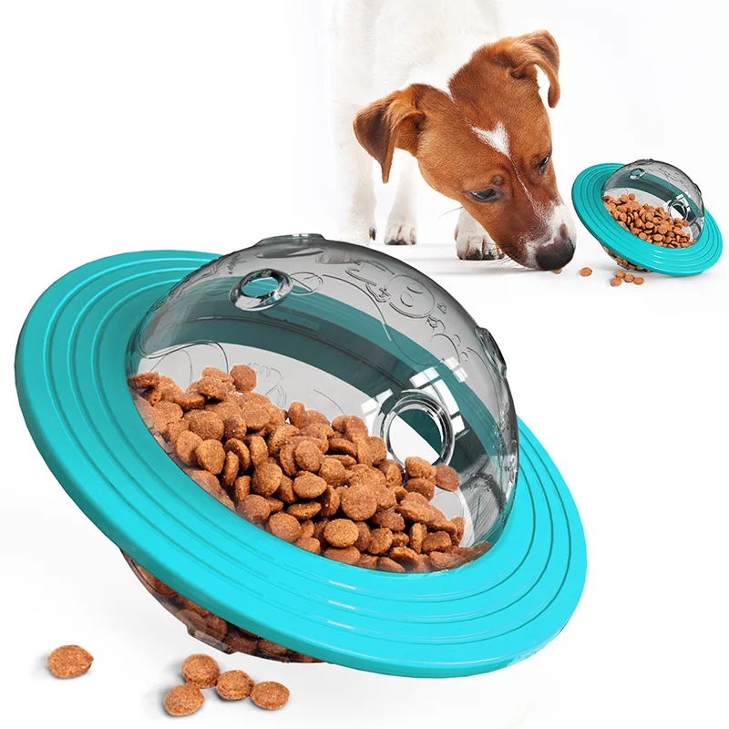 

High Quality Customizable Outdoor Pet Toy Planet Leakage Flying Saucer Puzzle Pet Interactive Dog Toy, Customized color