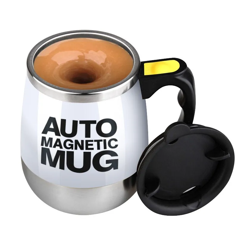 

Custom Stainless Steel Coffee Mug Automatic Magnetization Mixing Cup Stirring Cup stainless steel bottle