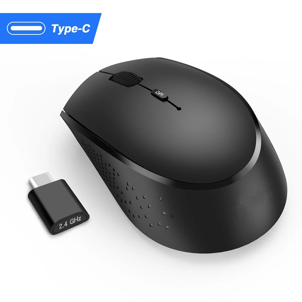 

Jelly Comb Type C 2.4G USB Wireless Mouse Rechargeable Ergonomic Mouse 800/1200/1600 DPI Mice For Laptop Notebook PC