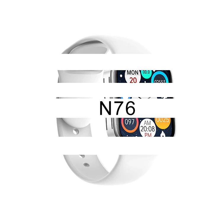 

OEM ODM sport smart watch phone N76 ecg 1.75 inch women for android ios N76 smart watch series 7