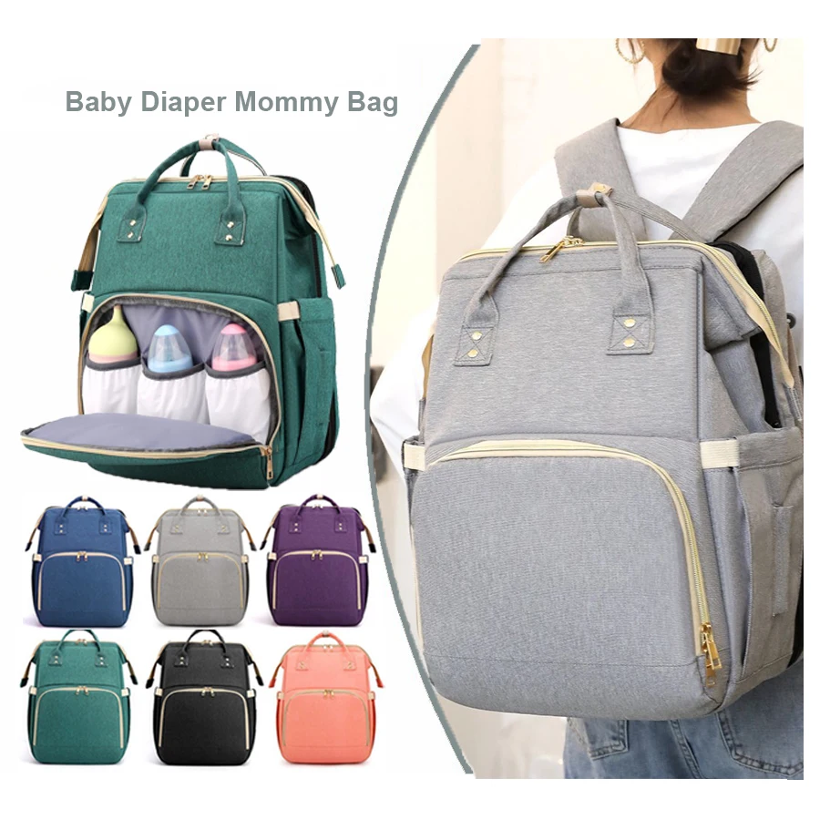 

Custom Baby Crib Diaper Mommy Bag bolso de mama al aire libre Large Capacity Custom Baby Crib Nappy Diaper Mommy Backpack Bag, 8 colors,check below detais