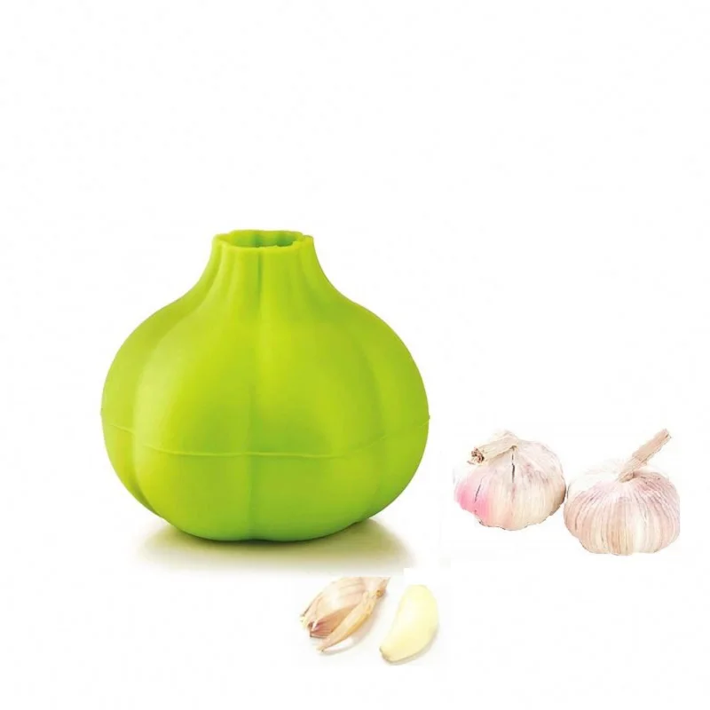 Custom color Useful Kitchen tool Silica Gel garlic peeler