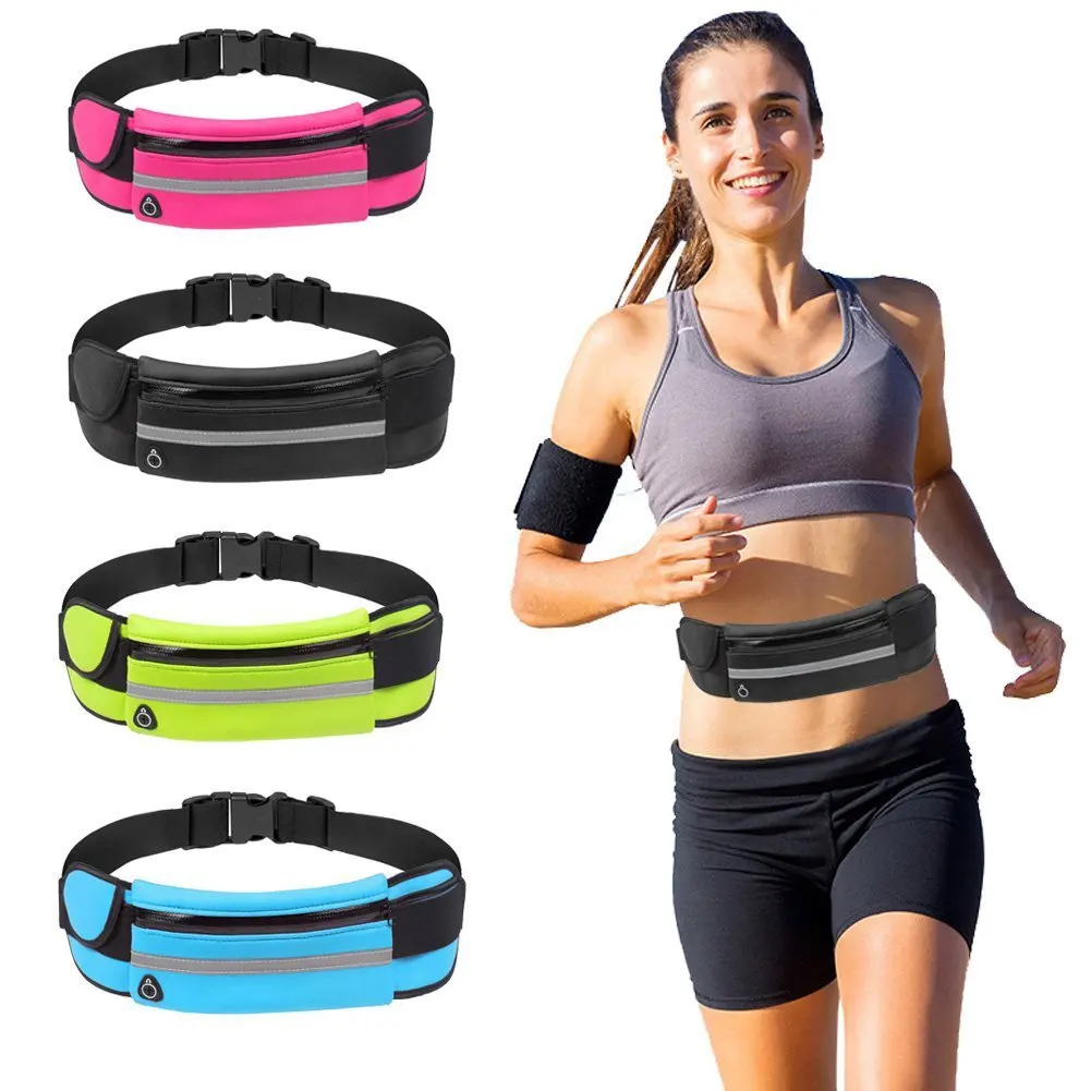 

Wholesale Customize Reflective Fanny Pack Anti-theft Waterproof Outdoor Sports Waist Bag for Running Hiking, Customized color