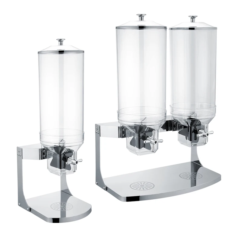 2020 New Style Buffet Restaurant Double Stainless Steel Food Dispenser