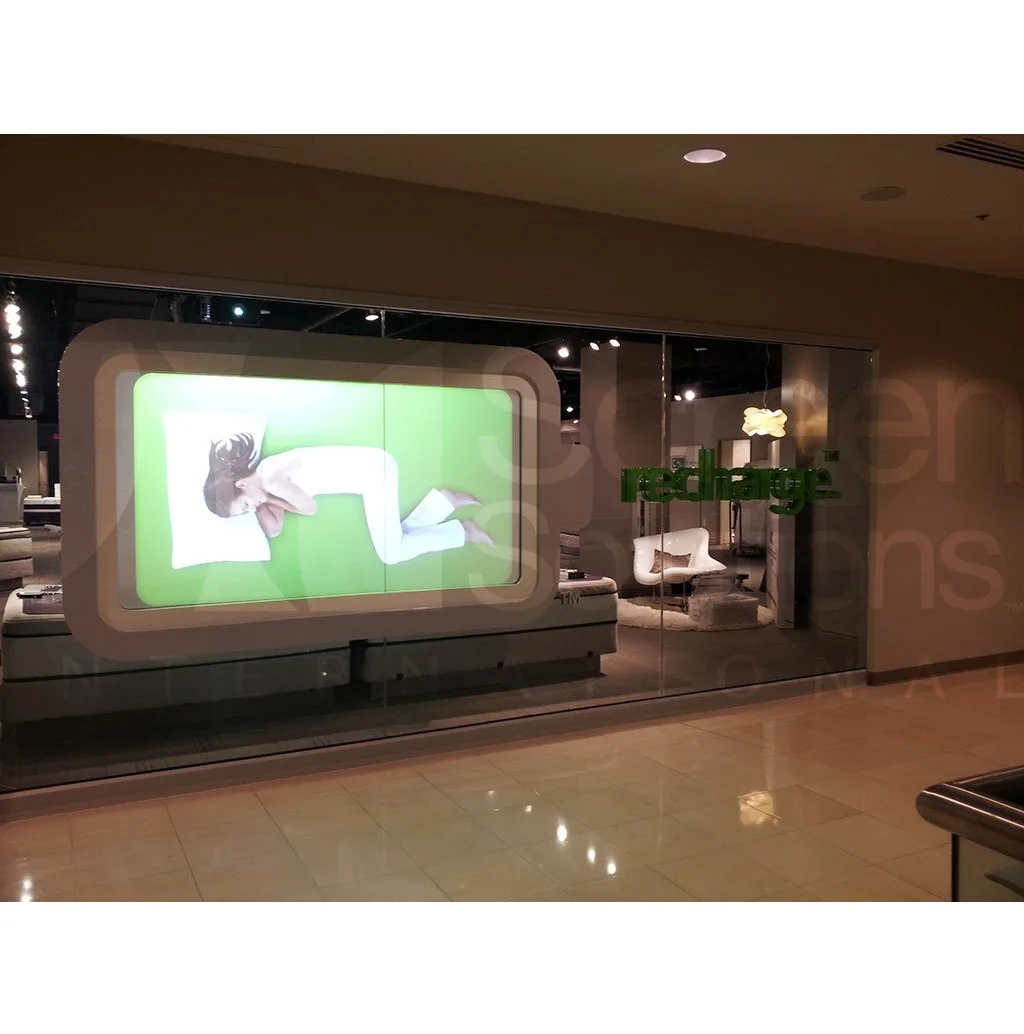 

Adhesive Transparent/Glass Window Projection Screen/Hologram Projection/Rear Projection Film