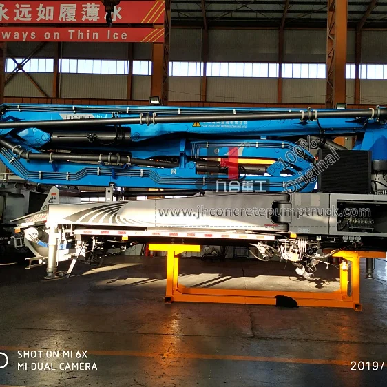 
JIUHE brand 38m concrete boom pump without chassis 