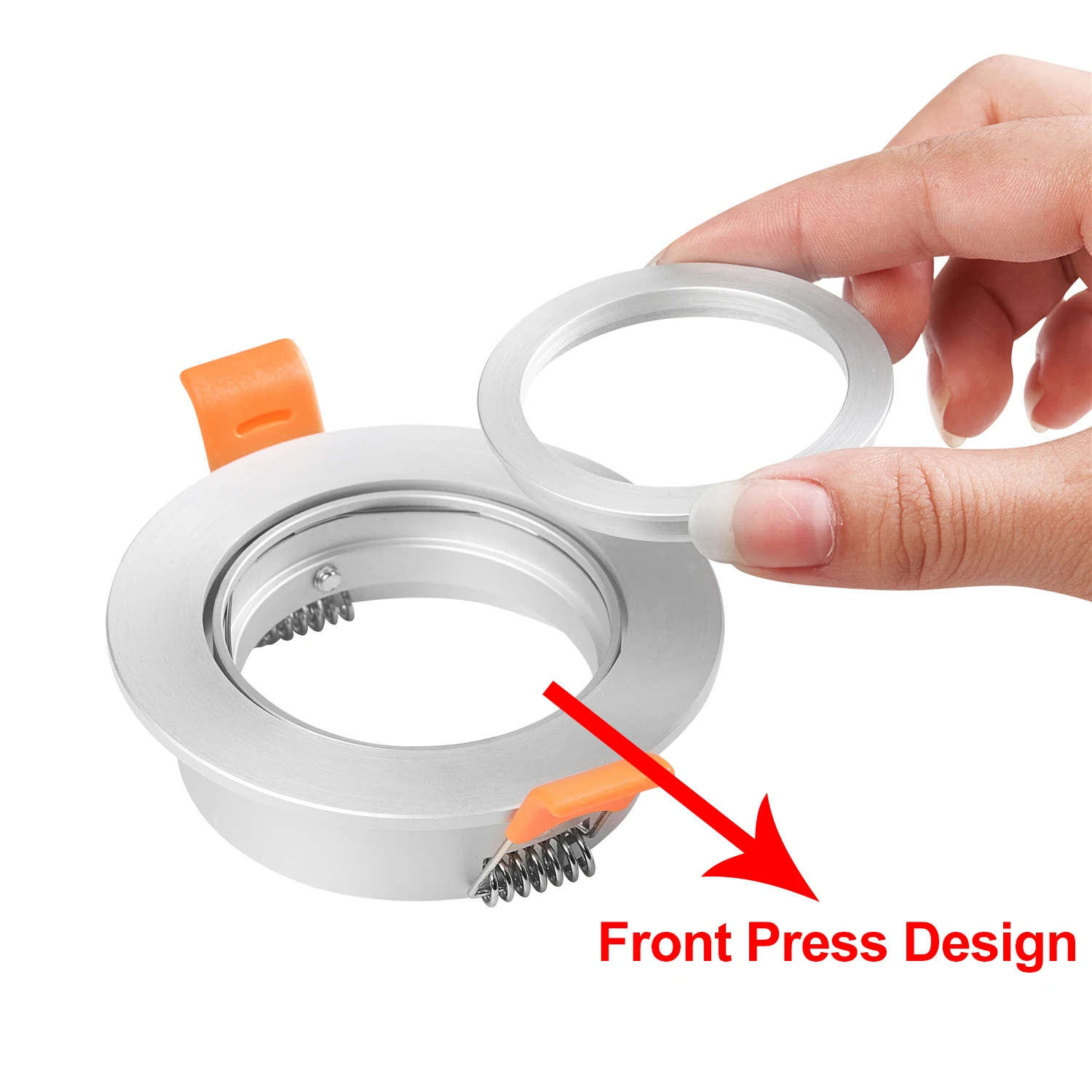 Modern Design Recessed Lighting Accessories Housing Adjustable GU10 Downlight Fitting MR16 Spotlight Fixture