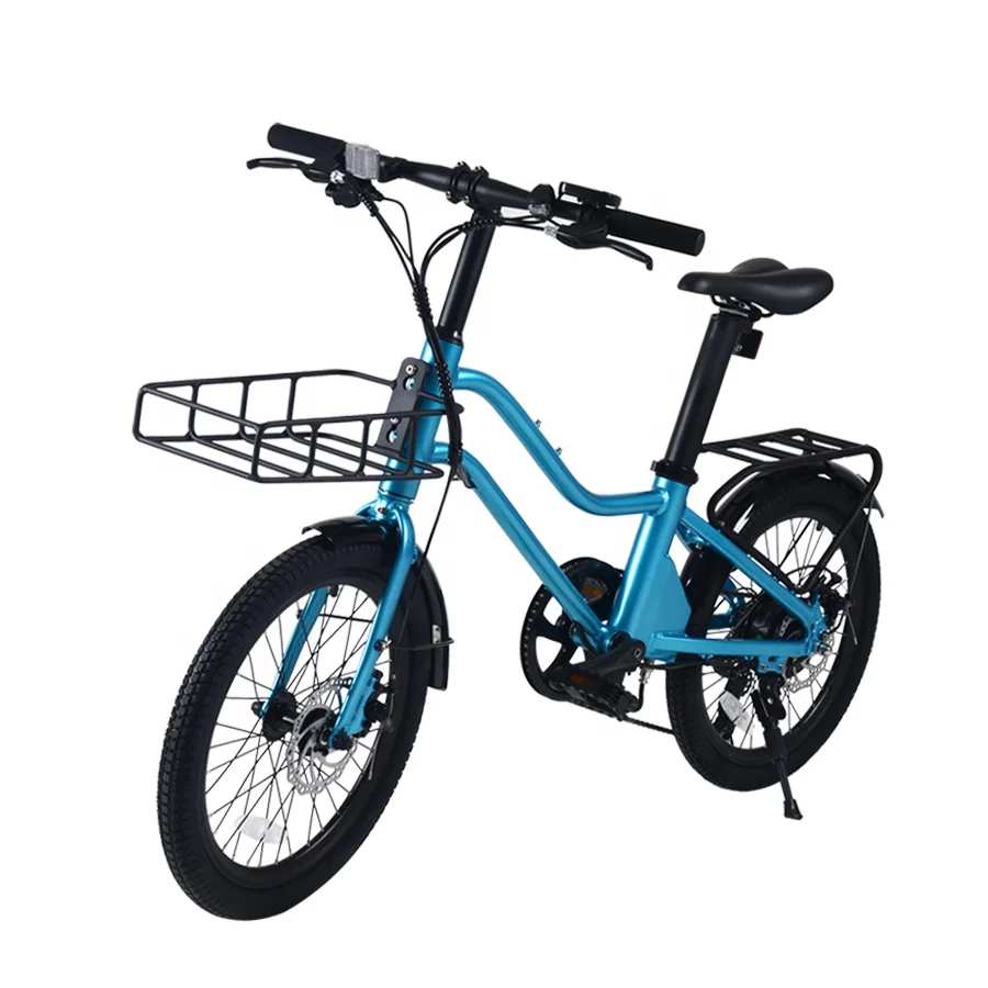 

promotional 2020 lithium battery ebike 36v electric bicycle with basket for women, Green, white, blue