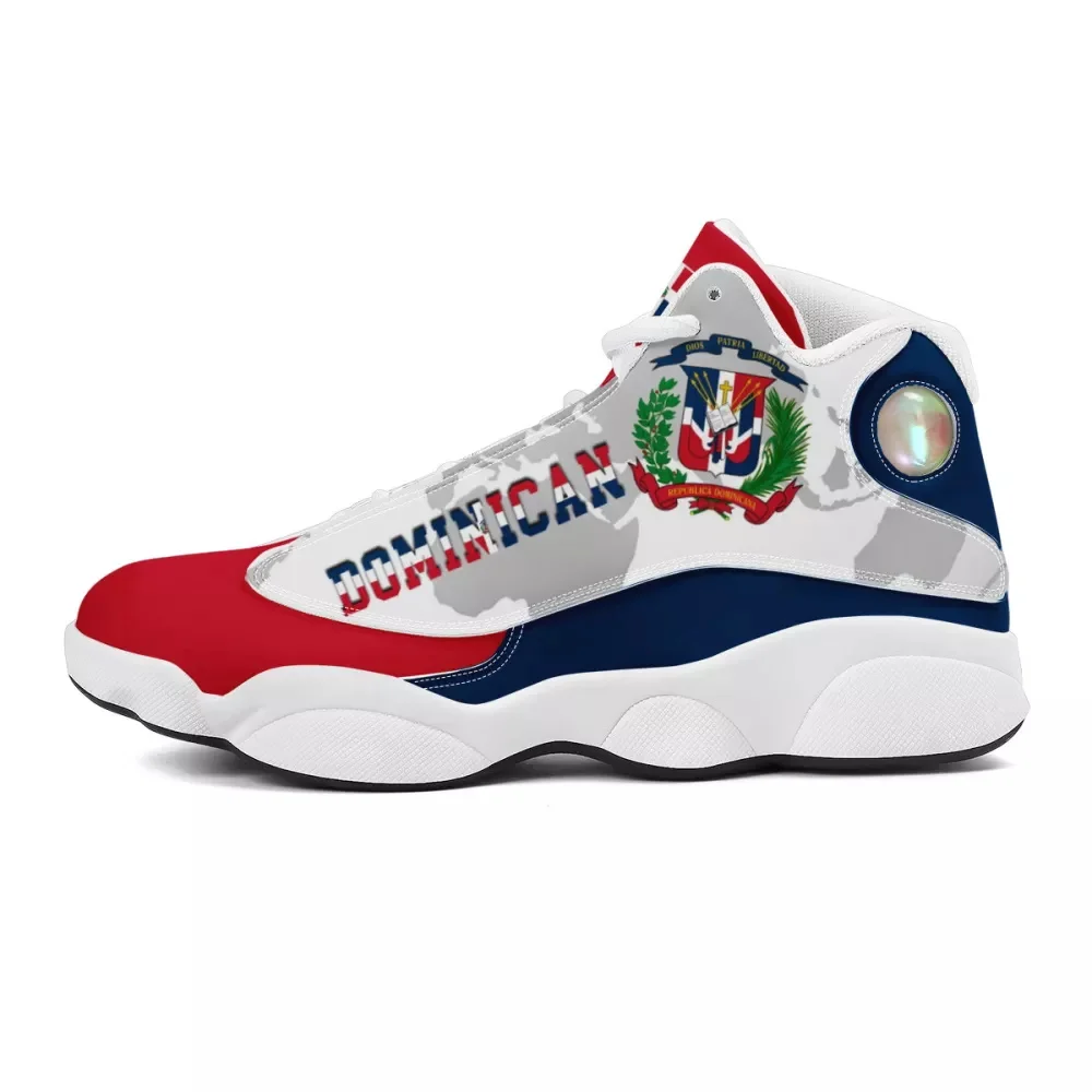 

2021 Hot Sale Basketball Shoes Men Sport Country Sign Print Custom Lightweight Fashion Non Slip Sneakers Unisex Shoes Wholesale, Custom,print on demand