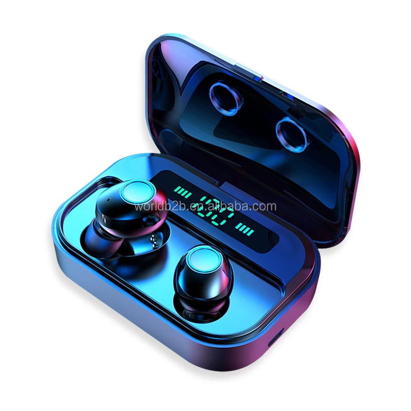 

TWS-07 TWS earphone with wireless charging Mini Wireless Version 5.0 Earphone Earbuds with Charging Box