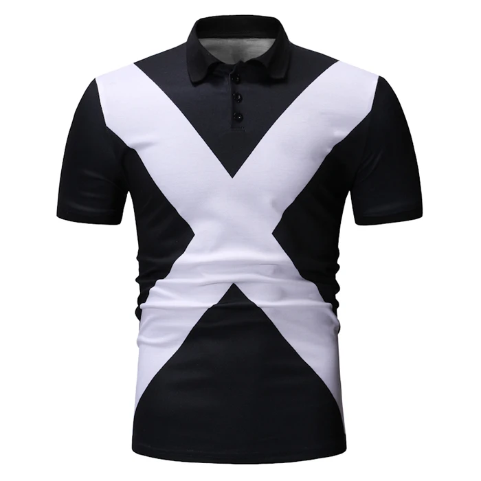 

Casual Wear Sublimation Design Men Short Sleeve Polo T Shirt With Your Brand Logo Printing Wash Label, Navy, black