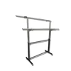 Metal big garment display rack/cloth hanging rail
