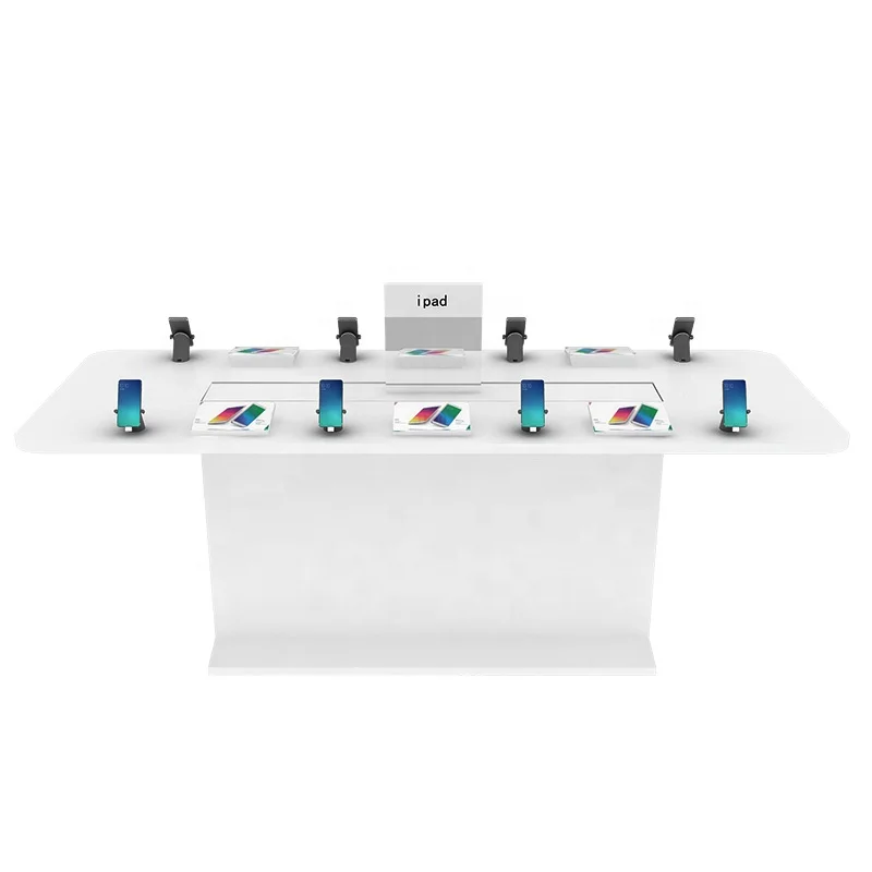 Modern Design Mobile Phone Counter Phone Shop Table Display Fixture