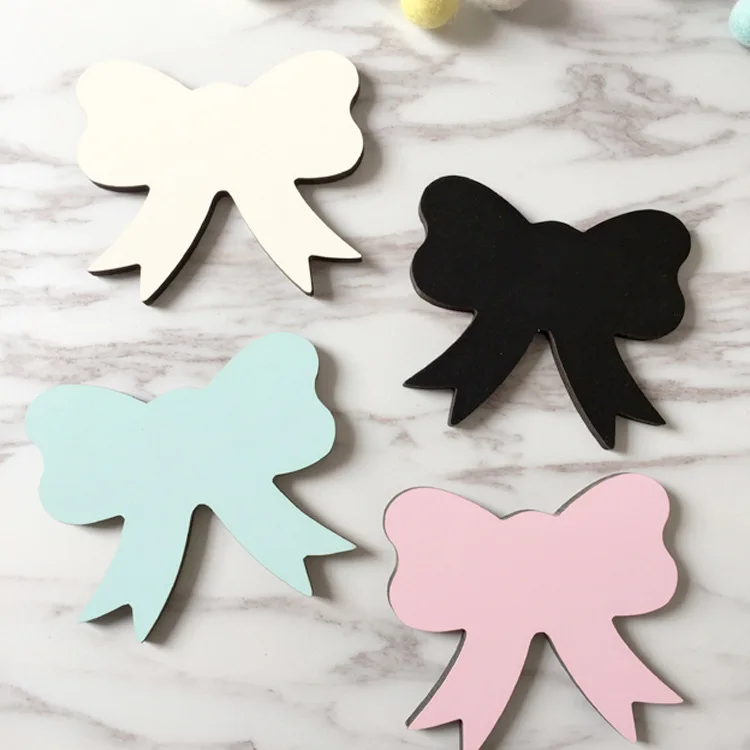 

Solid Wooden Bowknot Hanging Clothes Hooks Kids Room Decor Wall Hanging Home Decoration