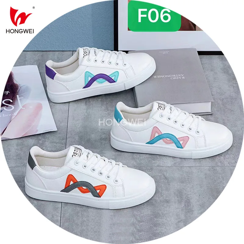 

Fashion Trend Low Cut woman shoes Flat Women's white sneakers for ladies 2022, Picture