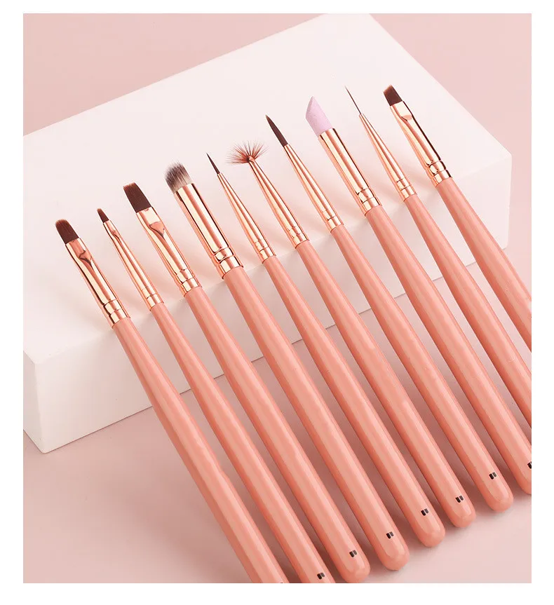 

New 3D nail art brushes gel brush pen set ombre brushes